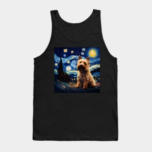 Yorkie Starry Night Tank Top